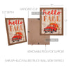 Shiplap Hello Fall Red Truck Wall Sign 13x11 - The Village Country Store 