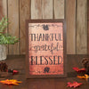 Shiplap Natural Thankful Grateful Blessed Wall Sign 13x9 - The Village Country Store 