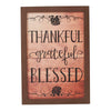 Shiplap Natural Thankful Grateful Blessed Wall Sign 13x9 - The Village Country Store 