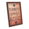 Shiplap Natural Thankful Grateful Blessed Wall Sign 13x9 - The Village Country Store 