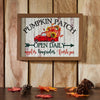 Shiplap Pumpkin Patch Red Truck Wall Sign 10x14 - The Village Country Store 