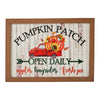 Shiplap Pumpkin Patch Red Truck Wall Sign 10x14 - The Village Country Store 