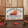 Shiplap Pumpkin Patch Red Truck Wall Sign 10x14 - The Village Country Store 