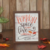 Shiplap Pumpkin Spice Is My Language Wall Sign 12x10 - The Village Country Store 