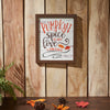 Shiplap Pumpkin Spice Is My Language Wall Sign 12x10 - The Village Country Store 