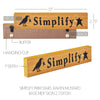 Simplify Prim Stars w/ Raven Mustard Base MDF Sign 2.75x13 - The Village Country Store 