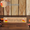 Trick Or Treat Candy Corn MDF Sign 2.75x13x1 - The Village Country Store 