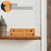 Under The Harvest Moon Prim Stars Mustard Base MDF Sign 4x12 - The Village Country Store 