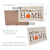 Welcome To Our Home Pumpkin Wall Sign 10x16 - The Village Country Store 