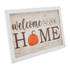 Welcome To Our Home Pumpkin Wall Sign 10x16 - The Village Country Store 