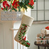 Seasons Crest Stocking Cardinal Holly Stocking 11x18