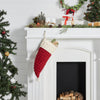 Seasons Crest Stocking Kringle Chenille Santa Hat Stocking 9.5x20