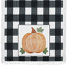 Seasons Crest Table Runner Annie Black Check Pumpkin Runner 12x36