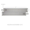Harvest Blessings Woven Plaid Runner 12x72 - The Village Country Store 