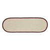 Jolly Ole Santa Jute Oval Runner 12x36 - The Village Country Store 