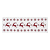 Scandia Snowflake Red White Runner 12x36 - The Village Country Store 
