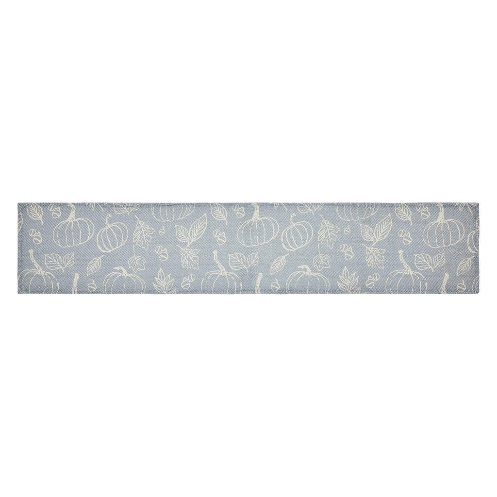 Silhouette Pumpkin Grey Runner 12x60 - The Village Country Store