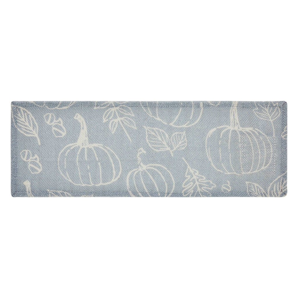 Silhouette Pumpkin Grey Runner 8x24 - The Village Country Store
