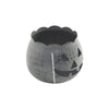 Seasons Crest Tealight Candle Holder Jack-O-Lantern Candle Holder Antique Grey 4.25x5.25x5.25