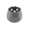 Seasons Crest Tealight Candle Holder Jack-O-Lantern Candle Holder Antique Grey 4.25x5.25x5.25