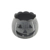 Seasons Crest Tealight Candle Holder Jack-O-Lantern Candle Holder Antique Grey 4.25x5.25x5.25