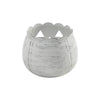 Seasons Crest Tealight Candle Holder Jack-O-Lantern Candle Holder Antique White 6.25x7.5x7.5