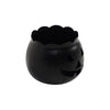 Seasons Crest Tealight Candle Holder Jack-O-Lantern Candle Holder Black 4.25x5.25x5.25