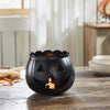 Seasons Crest Tealight Candle Holder Jack-O-Lantern Candle Holder Black 6.25x7.5x7.5