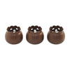 Seasons Crest Tealight Candle Holder Jack-O-Lantern Candle Holder Bronze Set of 3 - 3x3.5x3.5