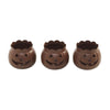Seasons Crest Tealight Candle Holder Jack-O-Lantern Candle Holder Bronze Set of 3 - 3x3.5x3.5