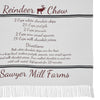 Sawyer Mill Reindeer Chow Woven Throw 50x60 - The Village Country Store 