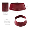 Metal Tree Collar Burgundy 7.5x24x24 - The Village Country Store 