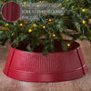 Metal Tree Collar Burgundy 7.5x24x24 - The Village Country Store 