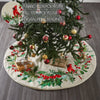 Seasons Crest Tree Skirt Cardinal Holly Tree Skirt 48