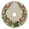 Seasons Crest Tree Skirt Cardinal Holly Tree Skirt 48