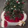 Kringle Chenille Tree Skirt 48 - The Village Country Store