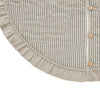 Sawyer Mill Charcoal Ticking Stripe Tree Skirt 48 - The Village Country Store