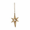 Seasons Crest Wall Hanging Northern Yule Natural Wooden Star 8x6x0.75