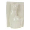 Soapstone Majestic Sitting Cat Bookends - The Village Country Store 