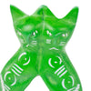 Soapstone Twin Cats - Green - The Village Country Store 