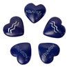 Zodiac Soapstone Hearts, Pack of 5: AQUARIUS - The Village Country Store 