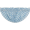 Annie Buffalo Blue Check Balloon Valance 15x60 - The Village Country Store 