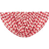 Annie Buffalo Red Check Balloon Valance 15x60 - The Village Country Store