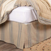 Farmer's Market Grain Sack Stripe King Bed Skirt 78x80x16 - The Village Country Store 