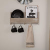 April & Olive Kitchen Towel Sawyer Mill Charcoal Farmhouse Button Loop Kitchen Towel Set of 2