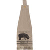 Sawyer Mill Charcoal Pig Button Loop Kitchen Towel Set of 2 - The Village Country Store 