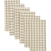 Katie Taupe Napkin Set of 6 18x18 - The Village Country Store
