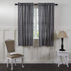 Annie Buffalo Black Check Short Panel Set of 2 63x36 - The Village Country Store 