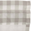 April & Olive Panel Annie Buffalo Grey Check Panel Set of 2 96x50