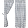 Sawyer Mill Blue Plaid Short Panel Set of 2 63x36 - The Village Country Store 